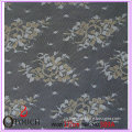 Wonderful little flower gold silk african swiss lace fabric